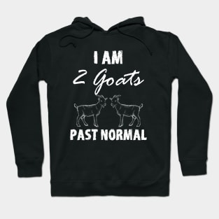 I Am Two Goats Past Normal Hoodie